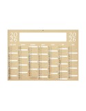 KRAFT 2026 - MIDI 430 x 335 mm - LEGER 400G - SANS MARQUAGE - 1 TROU EN TÊTE livraison express 24h 48h