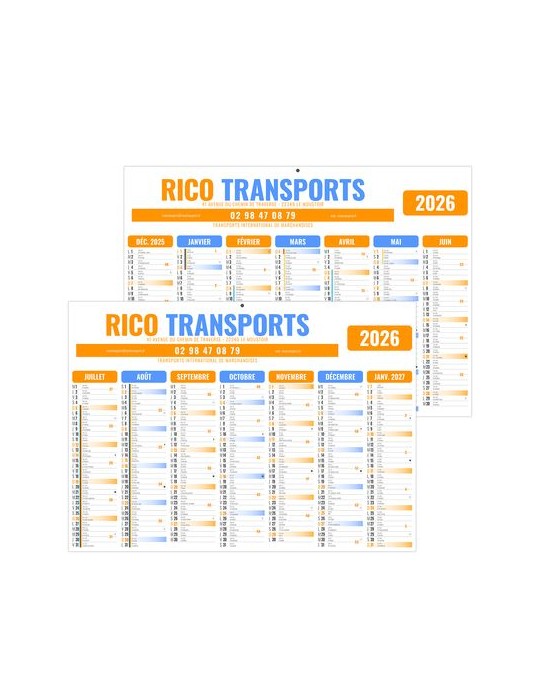 GAMECO COULEURS 2026 - MICRO 210 x 155 mm - LEGER 400G - MARQUAGE QUADRI - PAS DE TROU