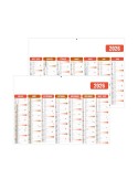 GAMECO ROUGE 2026 - MIDI 430 x 335 mm - LEGER 400G - SANS MARQUAGE - 1 TROU EN TETE