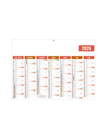 GAMECO ROUGE 2026 - MIDI 430 x 335 mm - LEGER 400G - SANS MARQUAGE - 1 TROU EN TETE livraison express 24h 48h