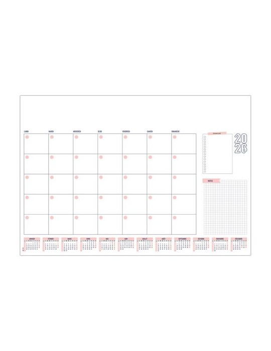 SM PLANNER 2026 - SM 500 x 350 mm - 25 FEUILLETS