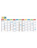 PLANNING GEANT 1300X580MM 2026 SANS MARQUAGE