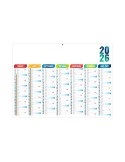 ARLEQUIN 2026 - MIDI 430 x 335 mm - LEGER 400G - SANS MARQUAGE - 1 TROU EN TETE personnalisation rapide en France