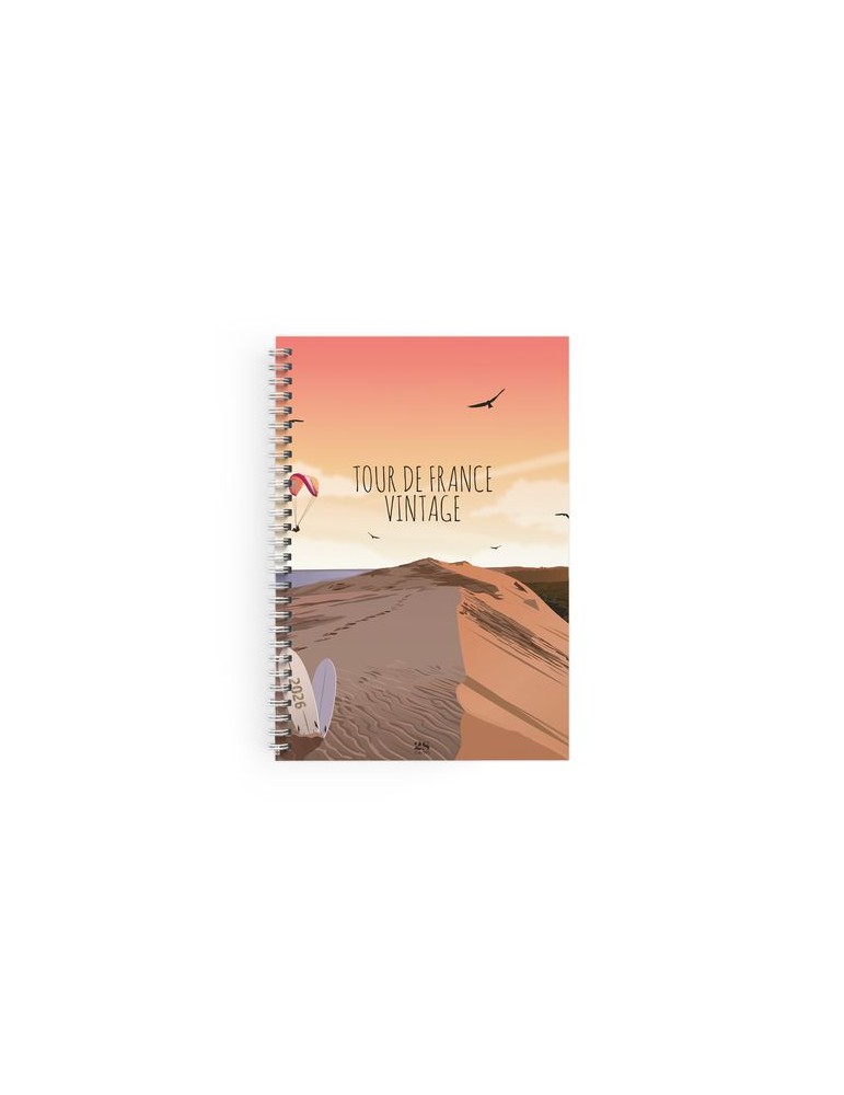 CARNET SPIRALE COUVERTURE SOUPLE - MAXI 210 x 297 mm - COUVERTURE 380g SATIMAT AVEC PELLICULAGE BRILLANT PAGE 1 ET 4 - BLOC DE 5