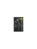 CARNET SPIRALE COUVERTURE SOUPLE - MAXI 210 x 297 mm - COUVERTURE 380g SATIMAT AVEC PELLICULAGE BRILLANT PAGE 1 ET 4 - BLOC DE 5