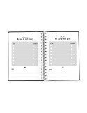 CARNET SPIRALE COUVERTURE SOUPLE - MAXI 210 x 297 mm - COUVERTURE 380g SATIMAT AVEC PELLICULAGE BRILLANT PAGE 1 ET 4 - BLOC DE 5