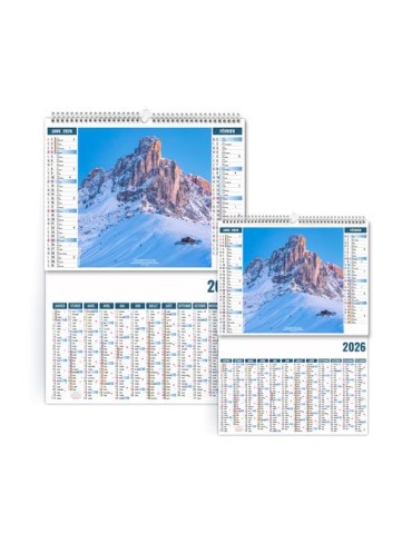 2EN1 - CALME 2026 - SMALL 330 x 470 mm - MARQUAGE 1 COULEUR