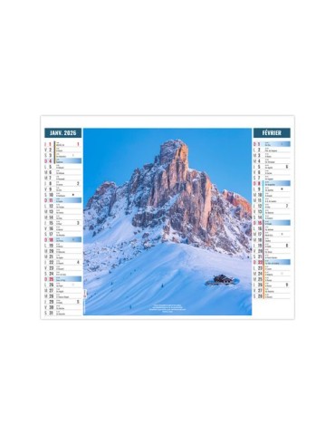 2EN1 - CALME 2026 - SMALL 330 x 470 mm - MARQUAGE 1 COULEUR 2