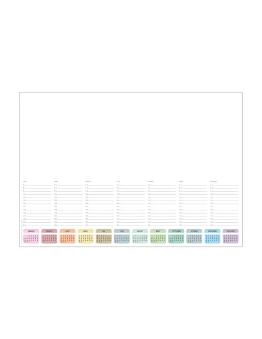 SM PERPETUEL 2026 - SM 500 x 350 mm - 25 FEUILLETS