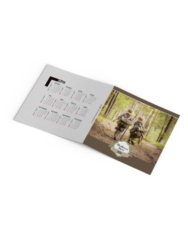 CARTE DE VOEUX - BAMBINS 2026  AVEC ENVELOPPE - SANS MARQUAGE 2