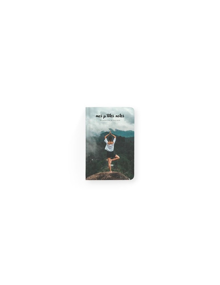 NOTEBOOK DOS CARRE COLLE - MIDI 150 x 210 mm - COUVERTURE 380g SATIMAT AVEC PELLICULAGE BRILLANT PAGES 1 ET 4 - BLOC INTERIEUR D