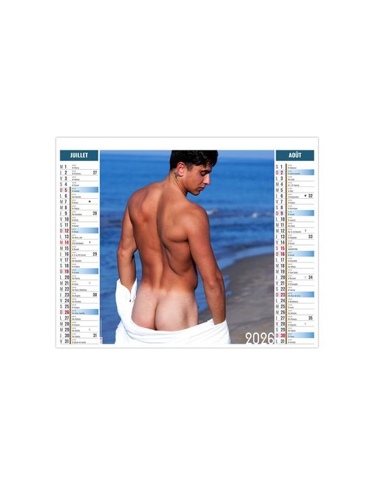 2EN1 - SENSUALITE 2026 - XXL 474 x 700 mm - MARQUAGE 1 COULEUR