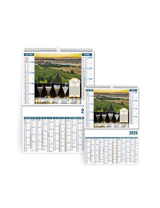 2EN1 - TERROIR 2026 - XXL 474 x 700 mm - MARQUAGE 1 COULEUR