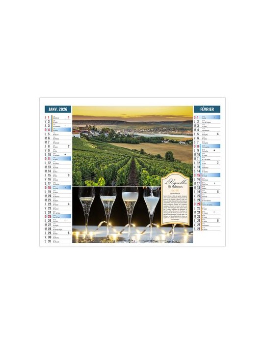 2EN1 - TERROIR 2026 - XXL 474 x 700 mm - MARQUAGE 1 COULEUR