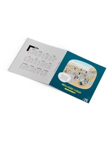 CARTE DE VOEUX - SOURIRE 2026  AVEC ENVELOPPE - SANS MARQUAGE 2