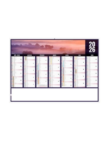 LIBERTE OCCITANIE 2026 - MIDI 430 x 335 mm - LEGER 400G - SANS MARQUAGE - 1 TROU EN TETE 2