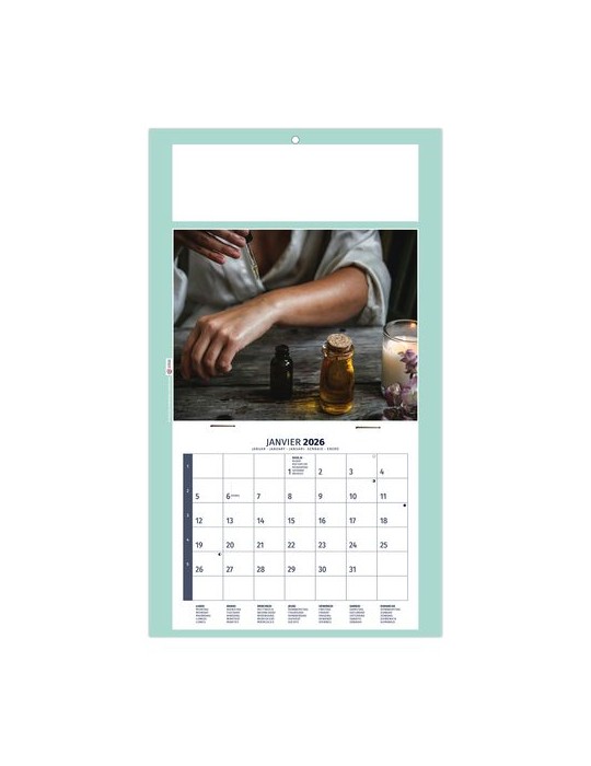 PLAQUE 1 VUE HOMEO 2026 - DOS CARTON - EURO BLOC - SANS MARQUAGE