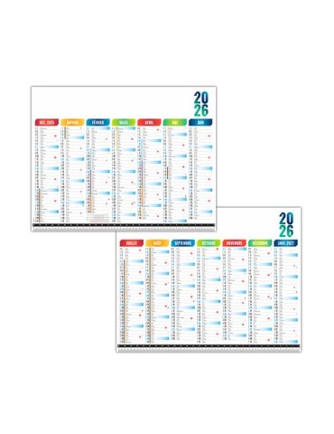 SOUS-MAIN SMP MESURE 2026 - 297X210MM QUADRI RECTO VERSO PLASTIFIE ENCAPSULE