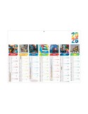 FLORIAN 2026 - MIDI 430 x 335 mm - LEGER 400G - SANS MARQUAGE - 1 TROU EN TETE livraison express 24h 48h