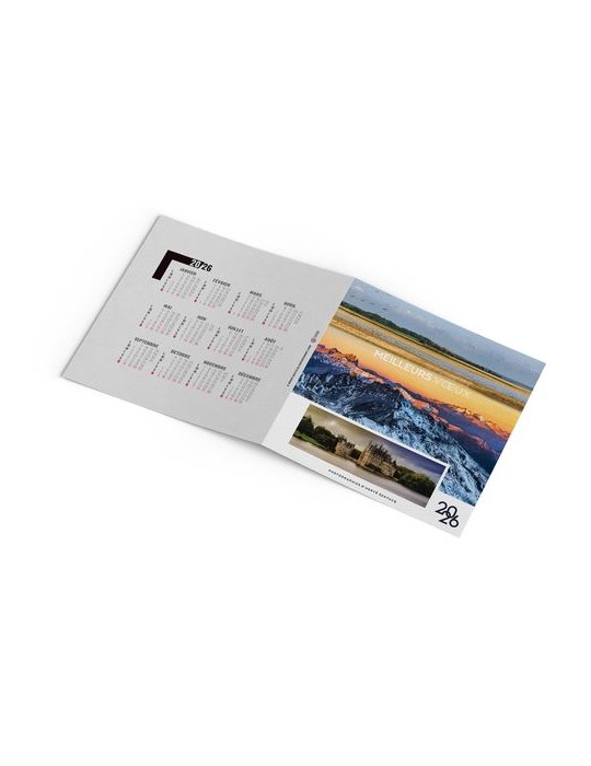 CARTE DE VOEUX - PLEIN CHAMP 2026  AVEC ENVELOPPE - SANS MARQUAGE