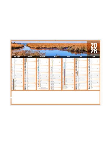 LIBERTE PAYS-DE-LOIRE 2026 - MIDI 430 x 335 mm - LEGER 400G - SANS MARQUAGE - 1 TROU EN TETE 2