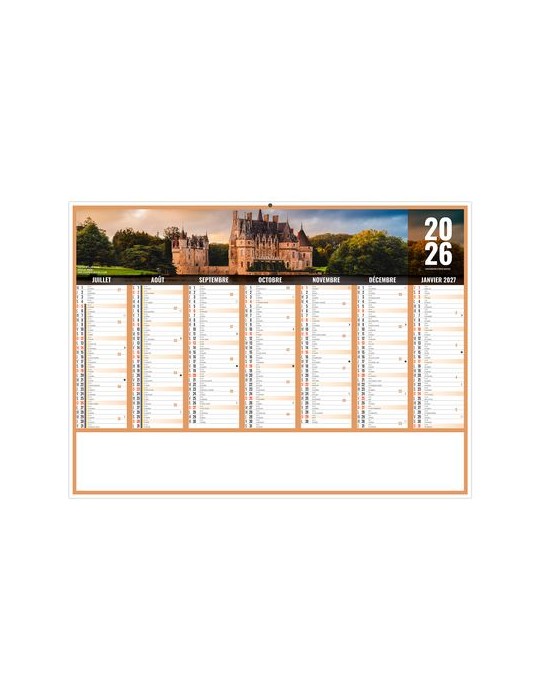 LIBERTE PAYS-DE-LOIRE 2026 - MIDI 430 x 335 mm - LEGER 400G - SANS MARQUAGE - 1 TROU EN TETE