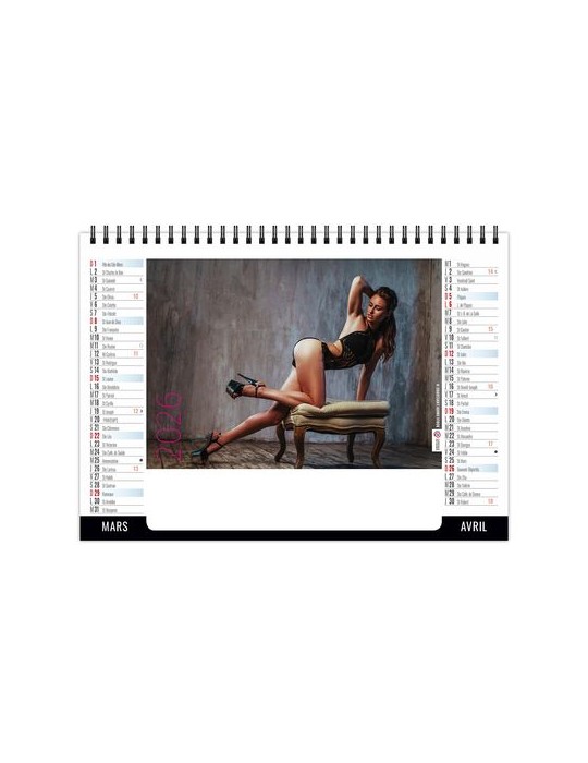 CHEVALET STANDARD 7F - A FLEUR DE PEAU 2026 - QUADRI