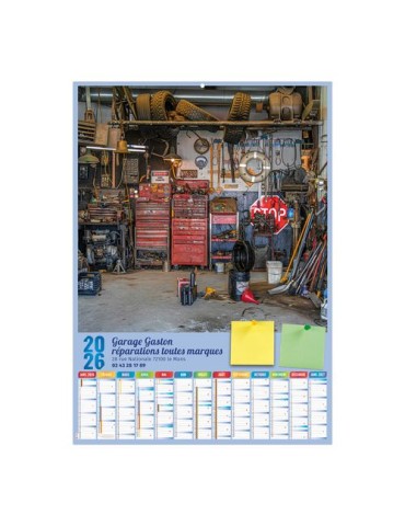 PLANNING CREATION 2026 - XXL 700 x 500 mm - LEGER SOUPLE - RECTO SEUL