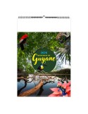 BIENVENUE EN GUYANE 2026 - 6 FEUILLETS - RELIURE BAGUETTE - MARQUAGE 1 COULEUR nombre de pages : 12 pages goodies publicitaire é