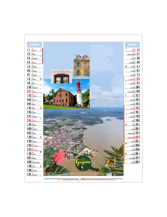 LEA 2026 - 6 FEUILLETS - BLOC SEUL SANS MARQUAGE