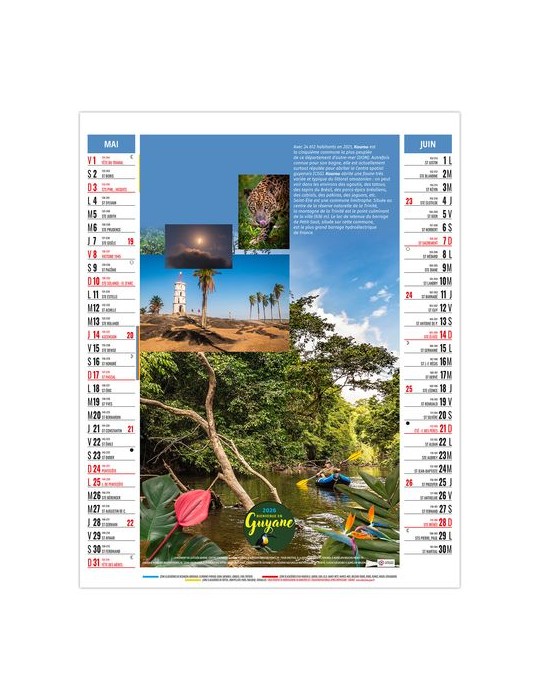 LEA 2026 - 6 FEUILLETS - BLOC SEUL SANS MARQUAGE