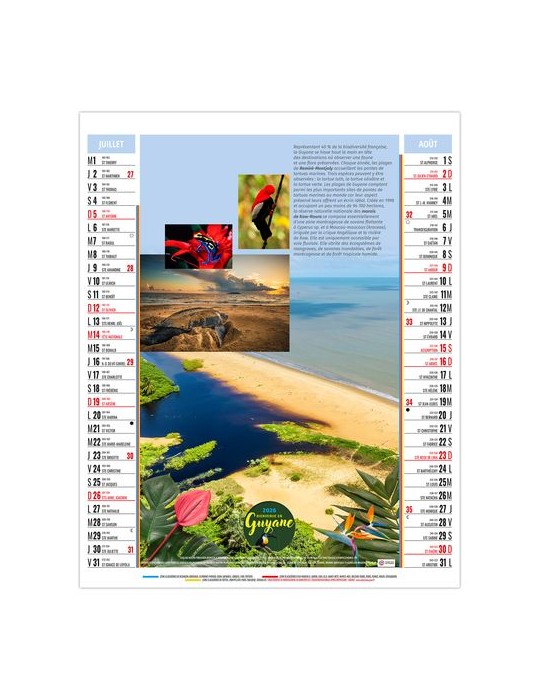 LEA 2026 - 6 FEUILLETS - BLOC SEUL SANS MARQUAGE