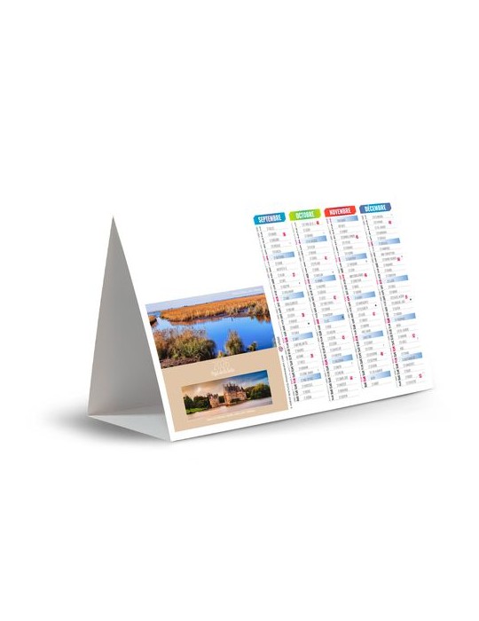 CHEVALET DE COMPTOIR - POINT DE VUE 2026 - QUADRI