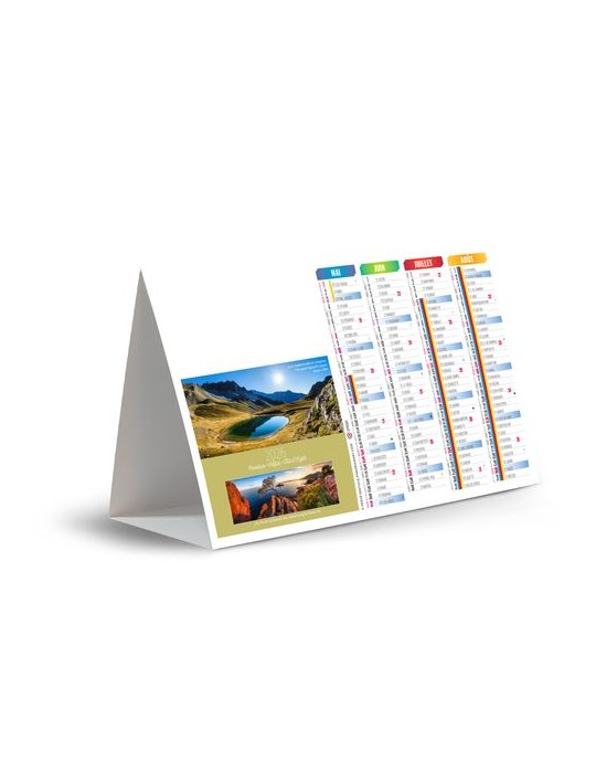 CHEVALET DE COMPTOIR - POINT DE VUE 2026 - QUADRI