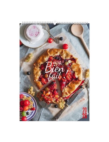 VITE FAIT, BIEN FAIT 2026 - 6 FEUILLETS - RELIURE BAGUETTE - MARQUAGE 1 COULEUR