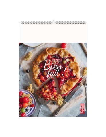 VITE FAIT, BIEN FAIT 2026 - 6 FEUILLETS - RELIURE BAGUETTE - MARQUAGE 1 COULEUR 2