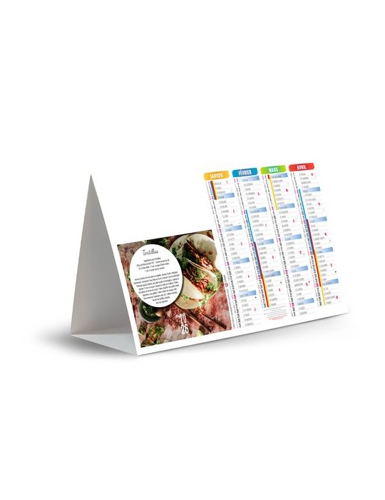 CHEVALET DE COMPTOIR - CUISINE RAPIDE 2026 - QUADRI