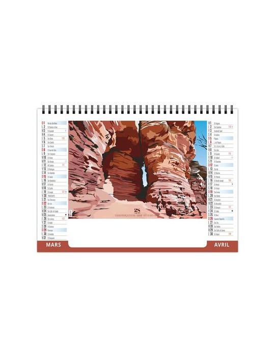 CHEVALET STANDARD 7F - ILLUSTRATIONS 2026 - QUADRI