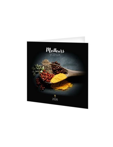 CARTE DE VOEUX - CORSE 2026  AVEC ENVELOPPE - SANS MARQUAGE