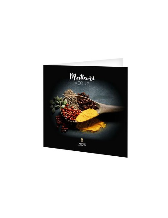 CARTE DE VOEUX - CORSE 2026  AVEC ENVELOPPE - SANS MARQUAGE