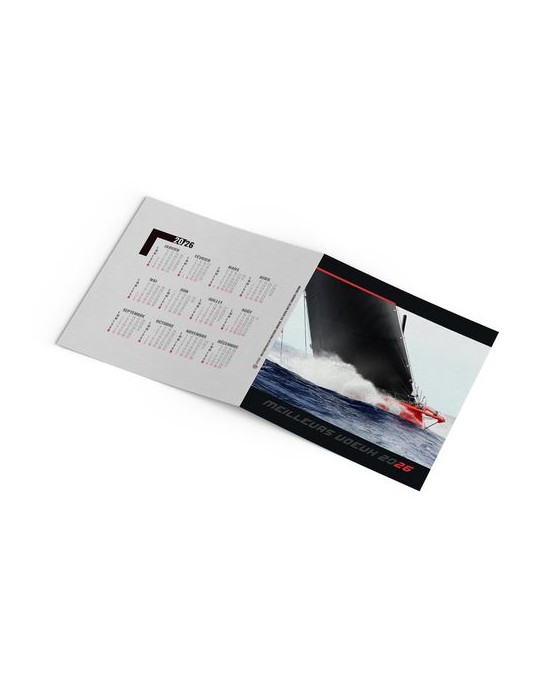 CARTE DE VOEUX - NAVIGATEUR 2026  AVEC ENVELOPPE - SANS MARQUAGE