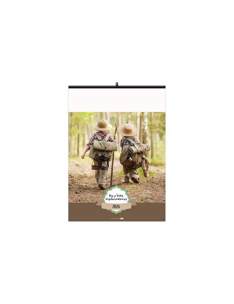 LES P'TITS EXPLORATEURS 2026 - 6 FEUILLETS - RELIURE BAGUETTE - MARQUAGE 1 COULEUR