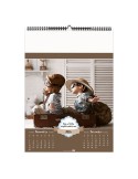 LES P'TITS EXPLORATEURS 2026 - 6 FEUILLETS - RELIURE BAGUETTE - MARQUAGE 1 COULEUR nombre de pages : 12 pages cadeau collaborate