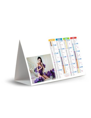 CHEVALET DE COMPTOIR - SATIN 2026 - QUADRI 2