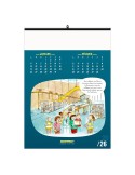 TRAIT D'HUMOUR 2026 - 6 FEUILLETS - RELIURE BAGUETTE - MARQUAGE 1 COULEUR nombre de pages : 12 pages goodies publicitaire événem