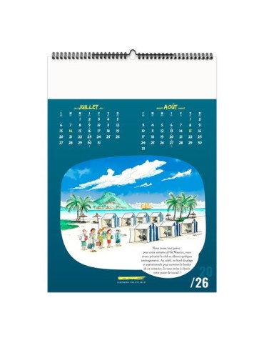 TRAIT D'HUMOUR 2026 - 6 FEUILLETS - RELIURE BAGUETTE - MARQUAGE 1 COULEUR nombre de pages : 12 pages livraison express 24h 48h