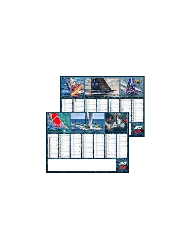 VOILE 2026 - MIDI 430 x 335 mm - LEGER 400G - SANS MARQUAGE - 1 TROU EN TETE