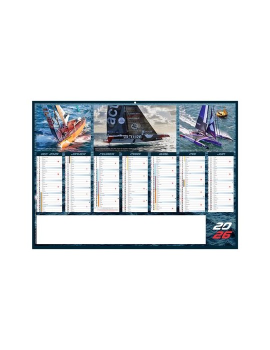 VOILE 2026 - MIDI 430 x 335 mm - LEGER 400G - SANS MARQUAGE - 1 TROU EN TETE