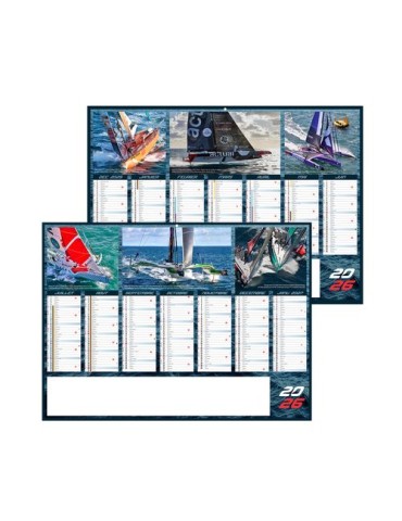 VOILE 2026 - MIDI 430 x 335 mm - LEGER 400G - SANS MARQUAGE - 1 TROU EN TETE 2