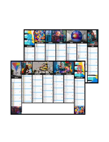 CAMELEON 2026 - MIDI 430 x 335 mm - LEGER 400G - SANS MARQUAGE - 1 TROU EN TETE